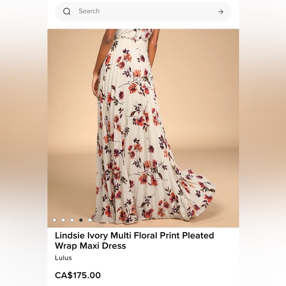 Lulu’s Wrap Maxi dress - Picture 2 of 3